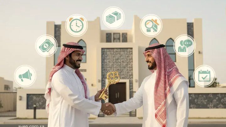 مصافحة إتمام صفقة عقارية